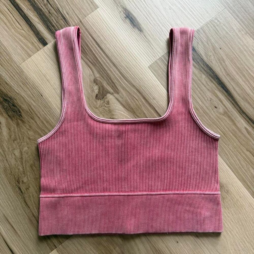 Zenana Women's Pink Crop-top